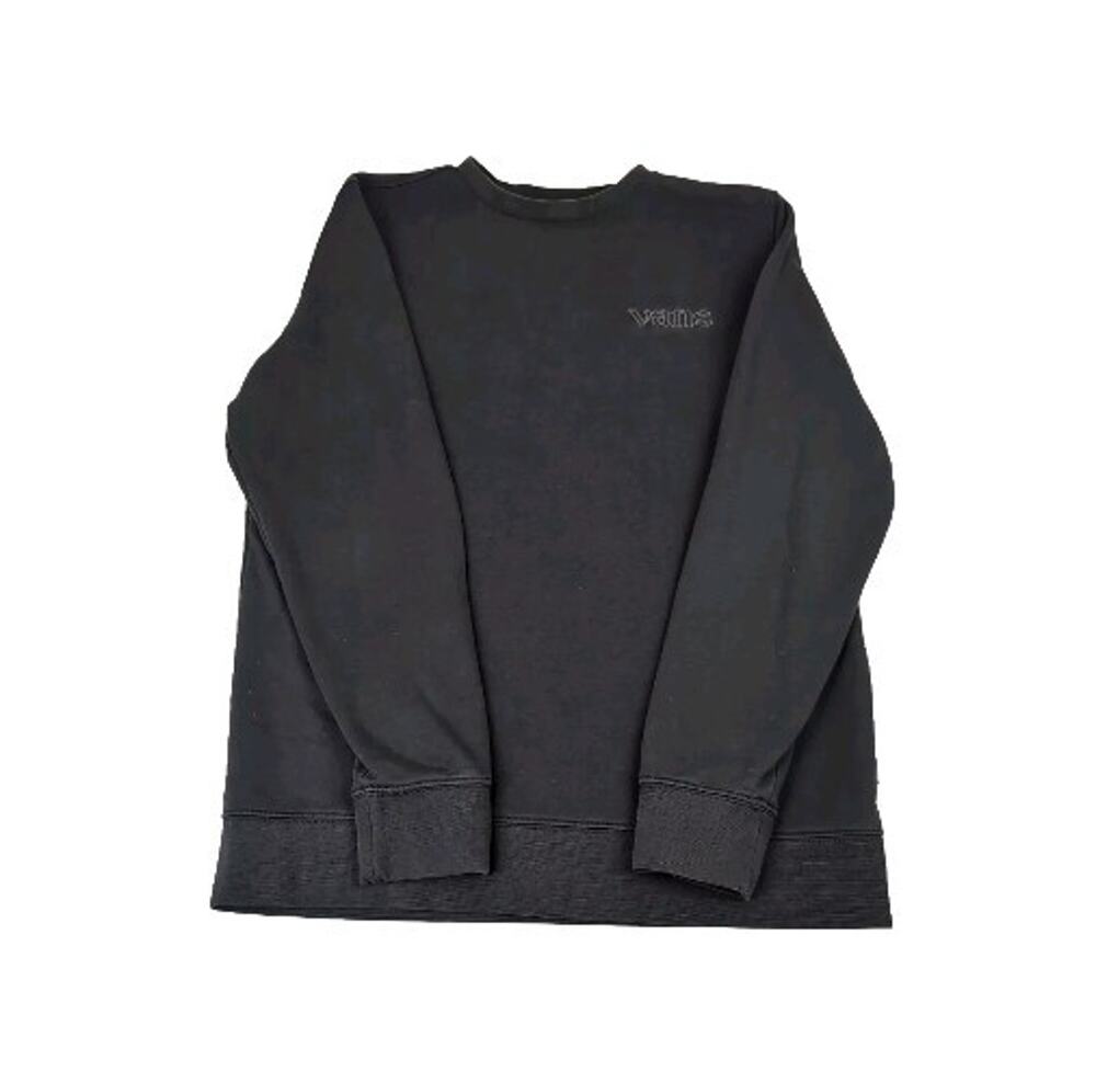 Vans Off The Wall Sweatshirt Black Grim Reaper Skateboard Crew Neck Small
